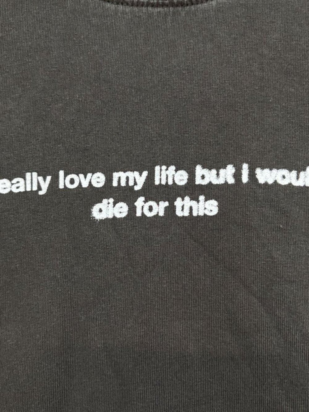 Syd Die For This Album Lyric Soul Pop Layered Long Sleeve XL - Picture 2 of 4